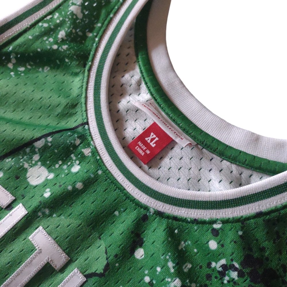 Rare Larry Bird JerseyMitchell & NessHardwood Classics Nostalgia Sz XL - Picture 4 of 5